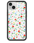 Wildflower iPhone case 14 Plus Prairie Floral Flowers Red Cute