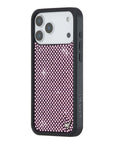 Wildflower iPhone case 17 Pro Max Rhinestone | Pink Sparkle Cute