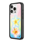 Wildflower iPhone case 15 Pro Pastel Plumeria Flowers Cute