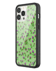 Wildflower iPhone case 13 Pro Max Purple Posie Rosie Cute Green