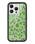 Wildflower iPhone case 16 Pro Purple Posie Rosie Cute Green