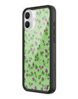 Wildflower iPhone case 16 Plus Purple Posie Rosie Cute Green