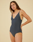 Pali Swim - Kokomo One Piece - Rockaway Grey