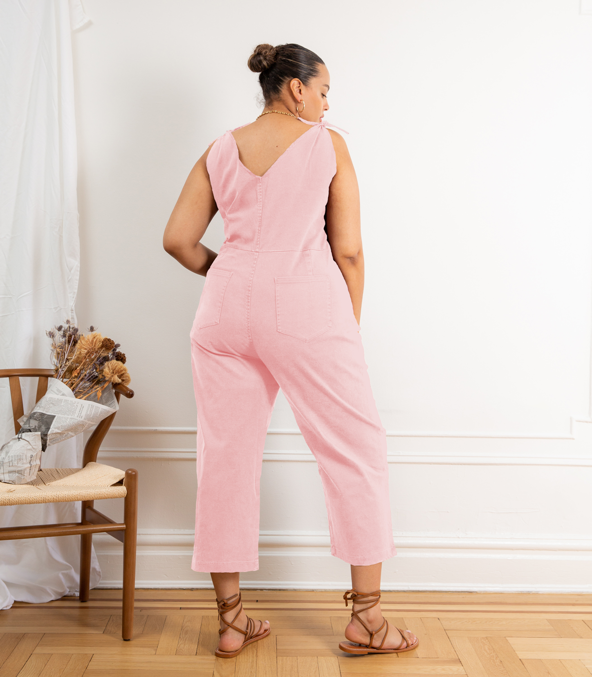 Loup - Slate Tie Strap Coveralls - Pink -