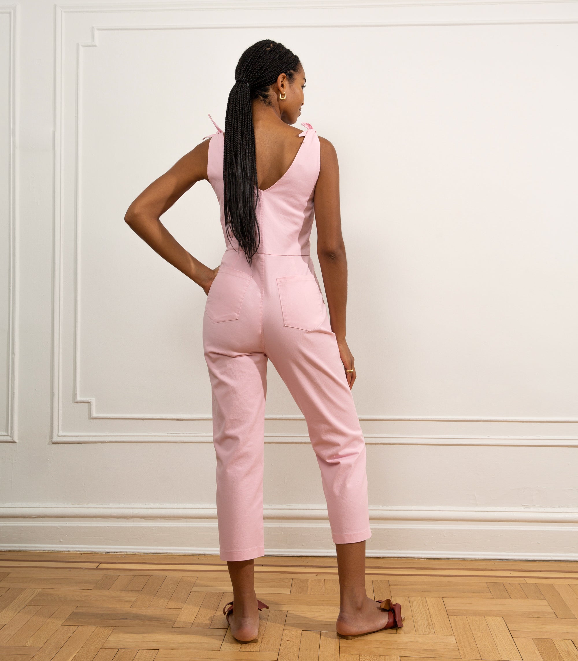 Loup - Slate Tie Strap Coveralls - Pink -