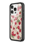 Wildflower Raspberry Polka Dot iPhone 15 Pro Case