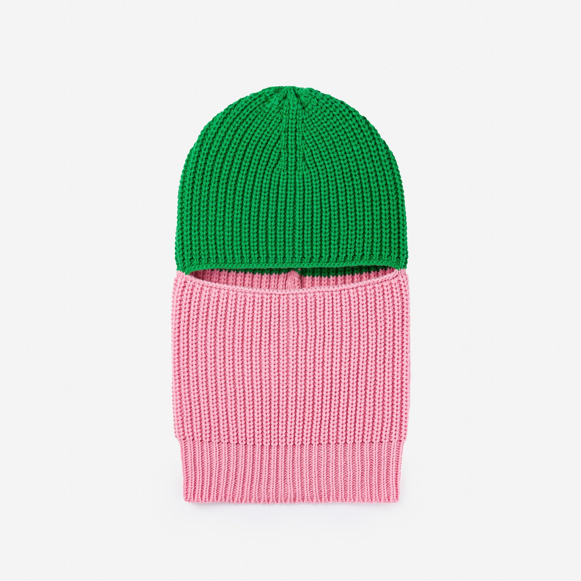 Verloop - Ribbed Colorblock Balaclava -