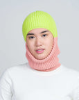 Verloop - Ribbed Colorblock Balaclava -