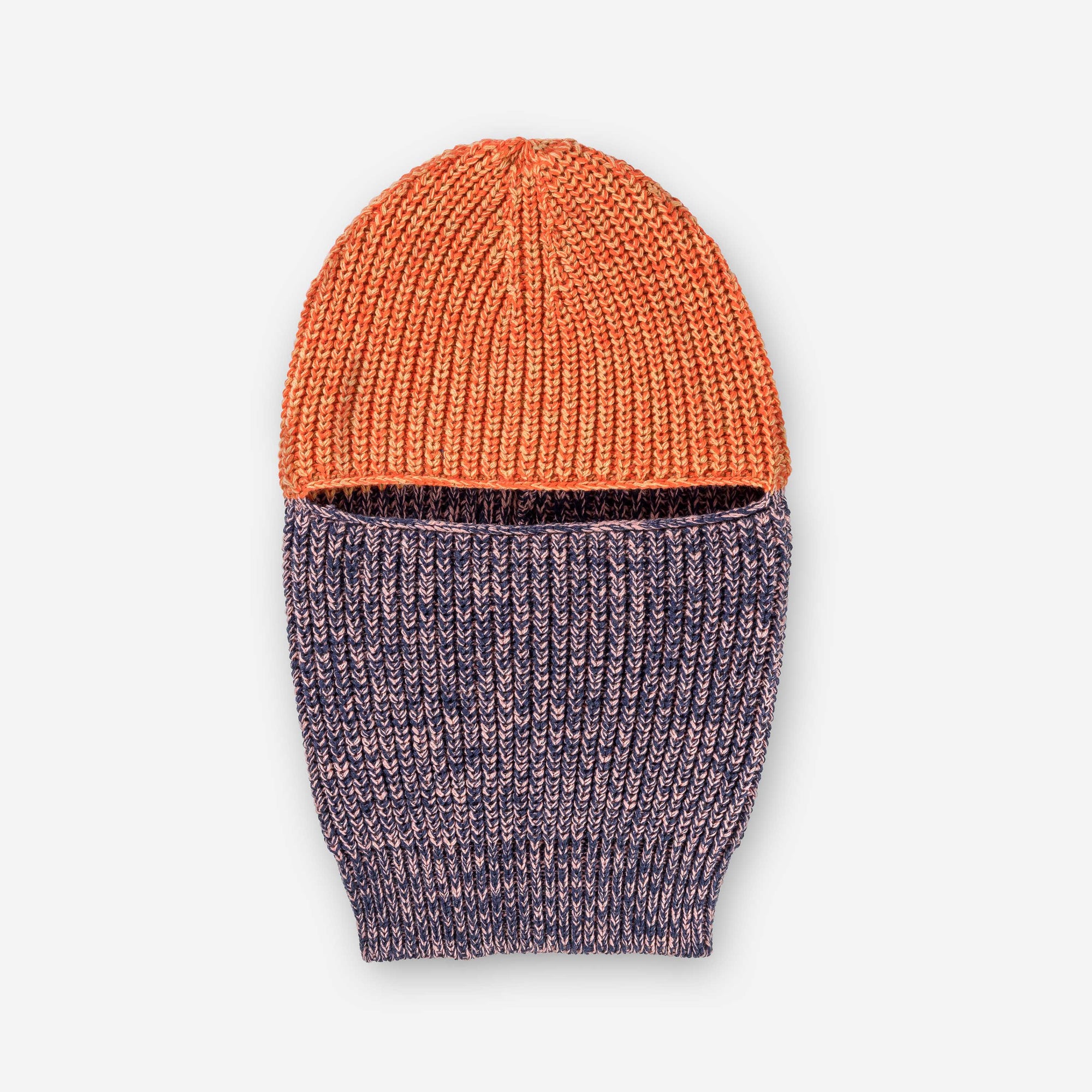 Verloop - Ribbed Colorblock Balaclava -