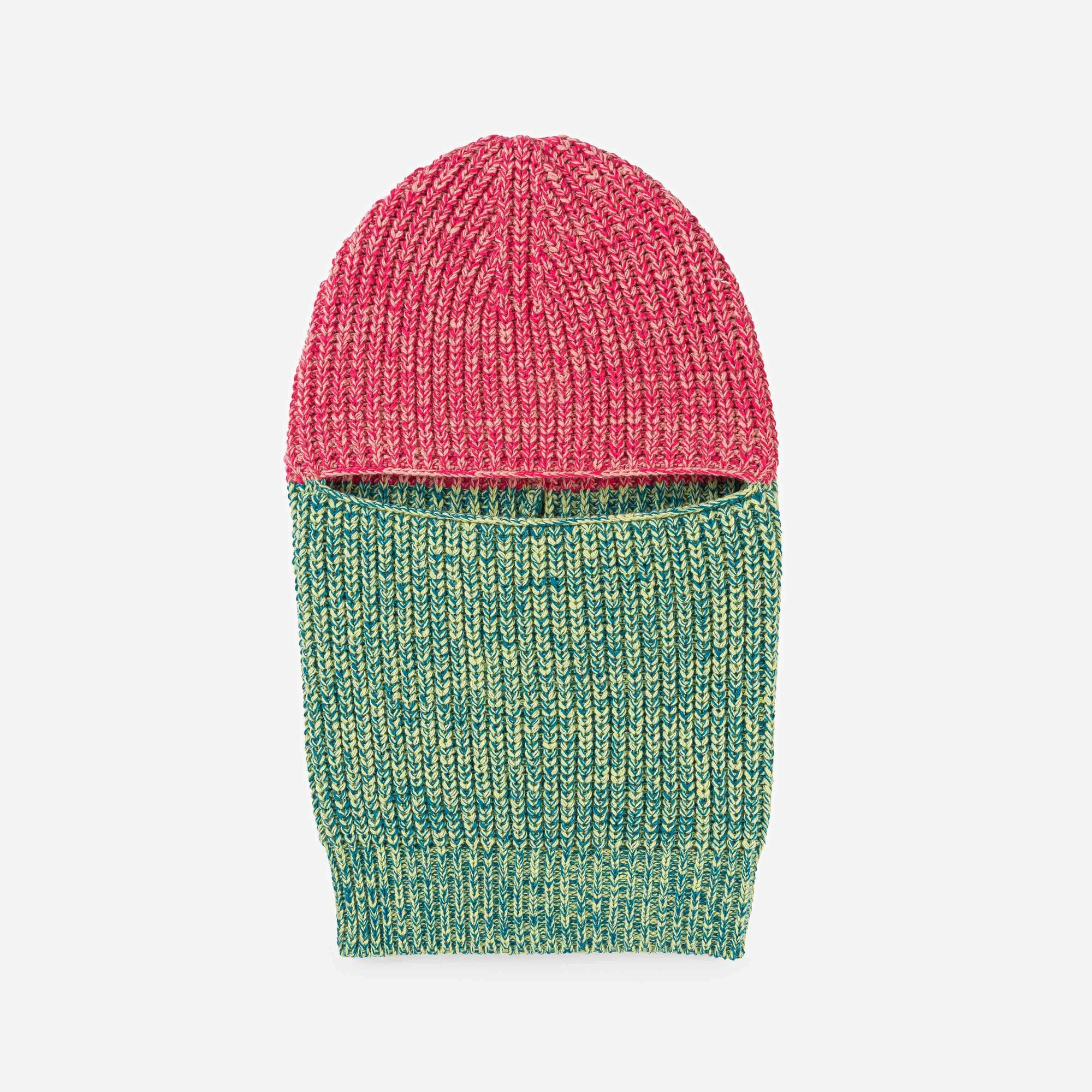 Verloop - Ribbed Colorblock Balaclava -