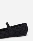 Intentionally Blank - Ribbons Satin Braided Mary Jane Flat -
