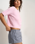 Callahan Knitwear - Rose Cardigan - Rose -