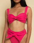 Montce - Raspberry Hayden Bikini Top -