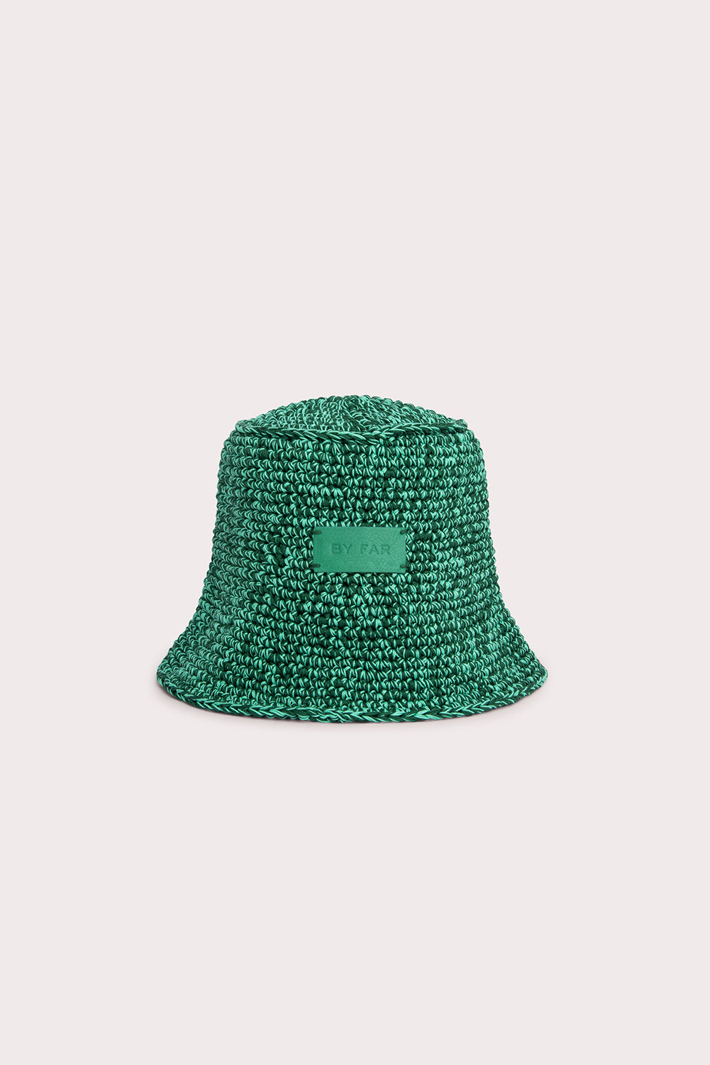 By Far - Robbie Clover Green Cotton Melange -