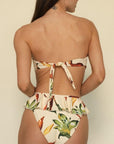 Montce - Rooted Floral Tamarindo Ruffle Bikini Bottom -
