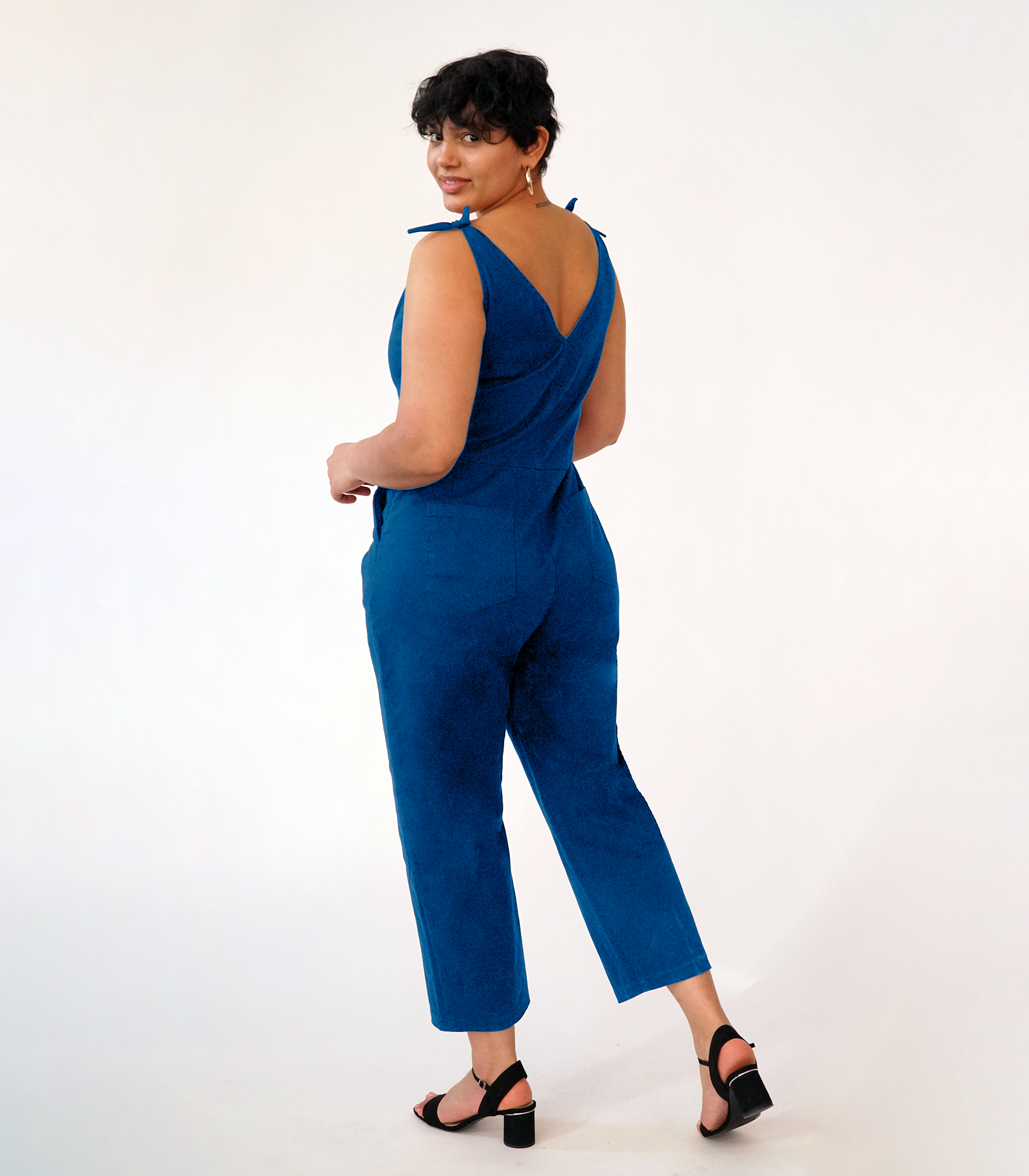 Loup - Slate Tie Strap Coveralls - Royal -