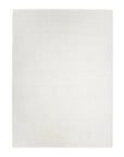 Solo Rugs - Cordi Hand Loomed Contemporary Solid Area Rug - Ivory Modern - Contemporary