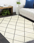 Solo Rugs - Wallis Hand-Knotted Bohemian Moroccan Area Rug -