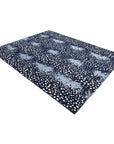 Solo Rugs - Louis Hand Knotted Contemporary Modern Animal Print Wool Black Area Rug -