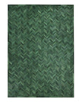 Solo Rugs - Meir Handmade Contemporary Cowhide Area Rug -