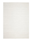 Solo Rugs - Elizabeth Hand Woven Contemporary Solid Area Rug - 5X8 Ivory Modern - Contemporary