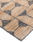 Solo Rugs - Elle Hand Woven Contemporary Transitional Jute Runner -