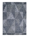 Solo Rugs - Erie Hand Knotted Modern Contemporary Solid Gray Area Rug - Gray Modern - Contemporary