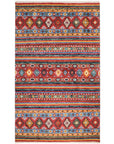Solo Rugs - Renfrew Hand Knotted Area Rug - 3X5 Red Modern - Contemporary
