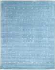 Solo Rugs - Simi Kids Hand Loomed Tribal Area Rug - 3X5 Baby Blue Tribal
