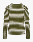 Rat Boi - Skate Long Sleeve - Olive Stripe -