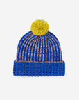 Verloop - Super Mix Pom Beanie - Blue