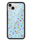 Wildflower iPhone case 13 Madhappy x Peanuts Collab Blue Cute