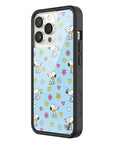 Wildflower iPhone case 13 Pro Madhappy x Peanuts Collab Blue Cute