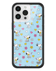 Wildflower iPhone case 15 Pro Max Madhappy x Peanuts Collab Blue Cute