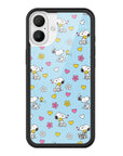 Wildflower iPhone case 16 Plus Madhappy x Peanuts Collab Blue Cute
