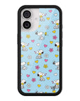 Wildflower iPhone case 17 Madhappy x Peanuts Collab Blue Cute