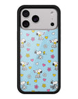 Wildflower iPhone case 17 Pro Max Madhappy x Peanuts Collab Blue Cute