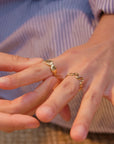 Peter + June - Son of a Beach Ring - 18K Gold Plated -