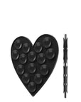 Wildflower Black Heart Stickeez