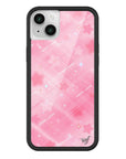 Wildflower iPhone case 14 Sandy Liang Starry Plaid Pink Collab Cute
