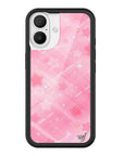 Wildflower iPhone case 16 Sandy Liang Starry Plaid Pink Collab Cute
