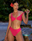 Serei Swim - Devi Top - Dragonfruit -