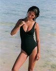 Serei Swim - Amara One-Piece - Textured Black -