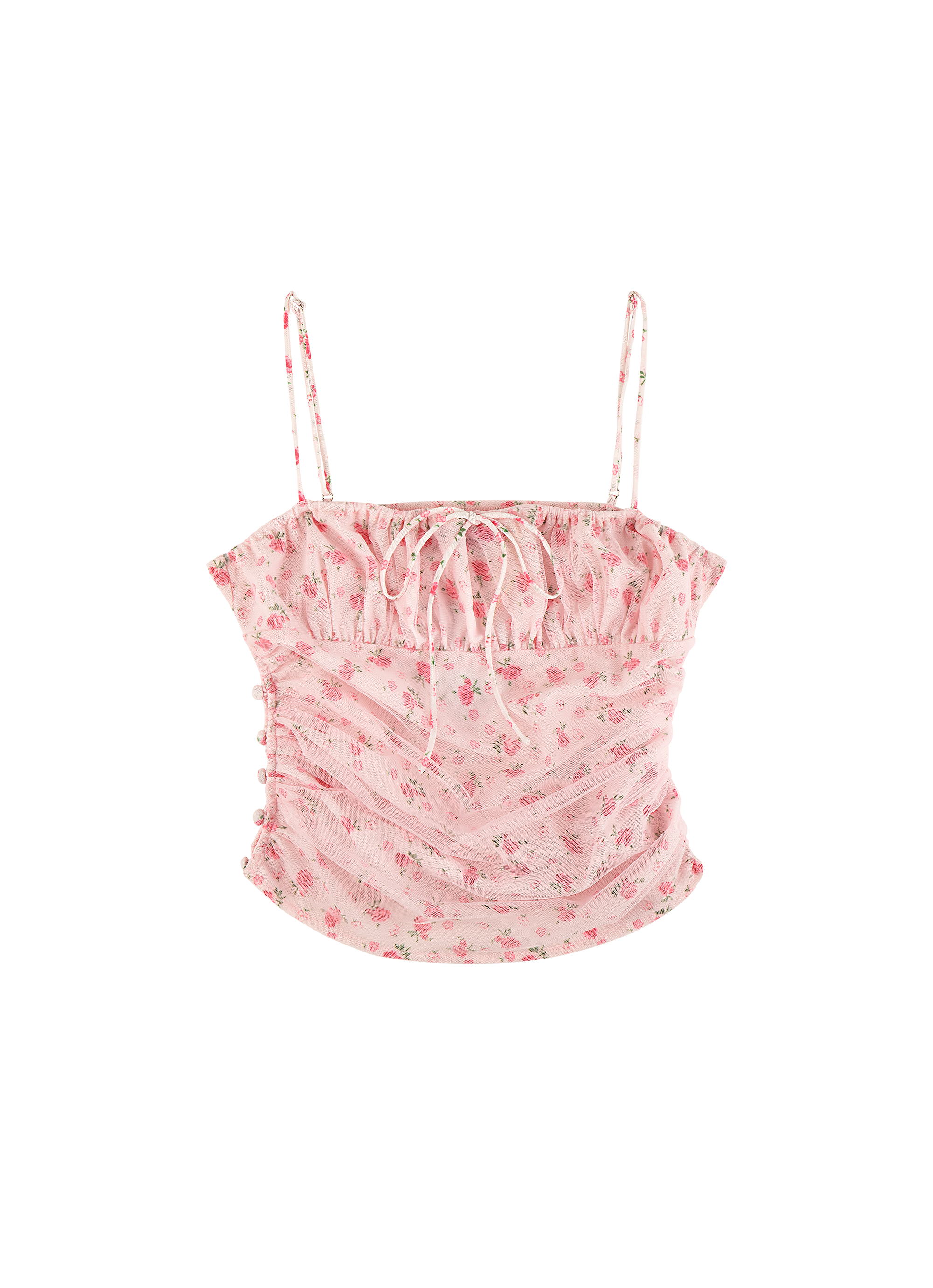 Tyler McGillivary - Sofia Top - Pink Floral/White -
