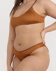 Organic Basics - Solar Swim Cheeky Bikini Bottom - Shimmer Coast -