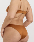 Organic Basics - Solar Swim Scoop Neck Bikini Top - Shimmer Coast -