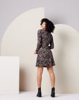 Known Supply - Sonnet Dress - Dark Blue Paisley -
