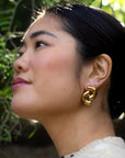 Peter + June - Thompson Studs - 18K Gold Plated -