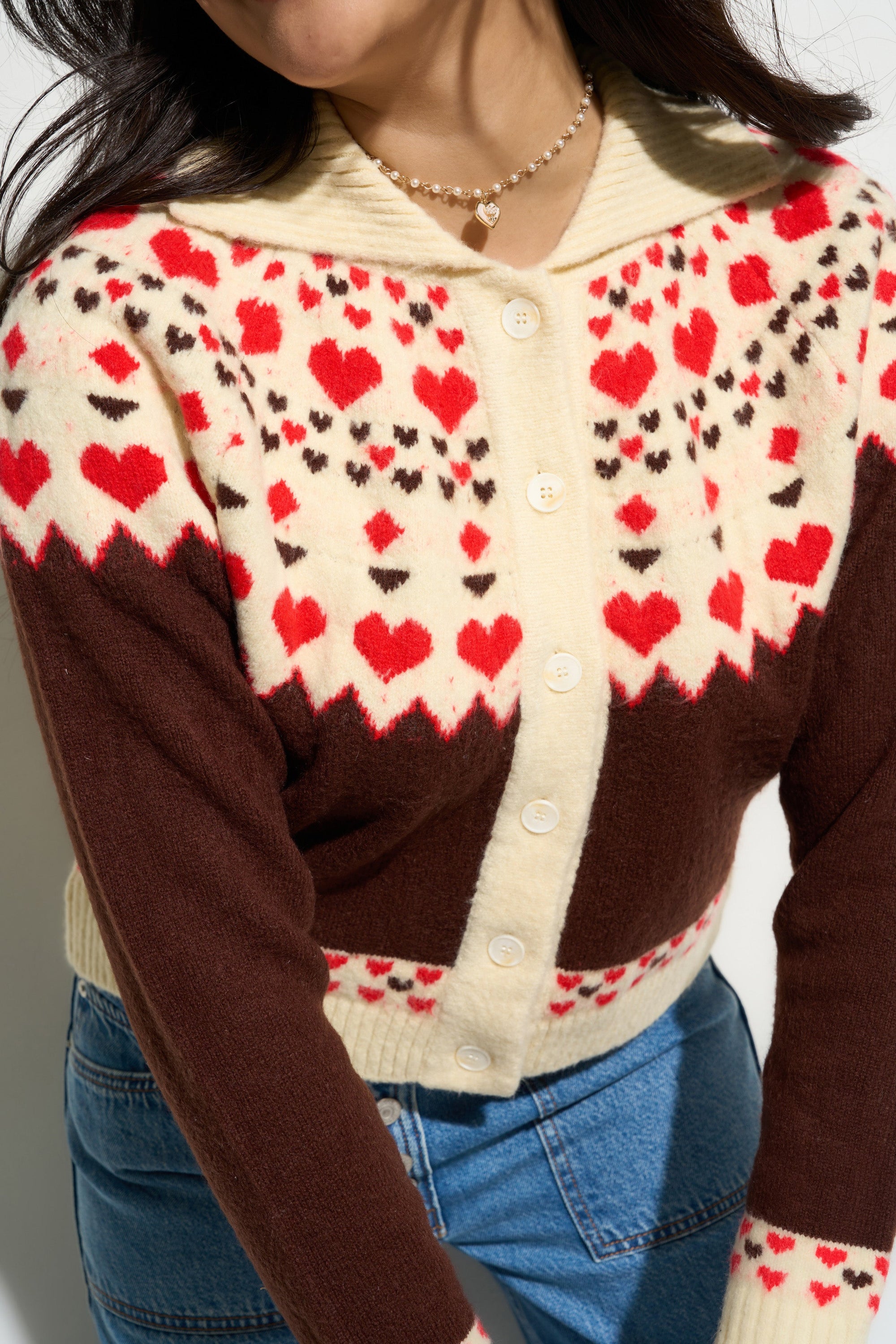 Callahan Knitwear - Teagan Cardigan - Espresso -