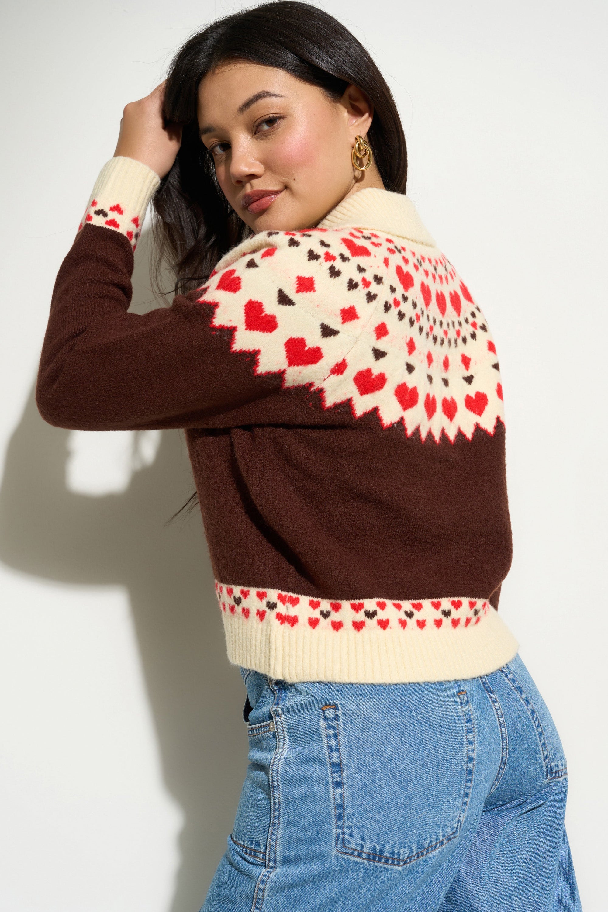 Callahan Knitwear - Teagan Cardigan - Espresso -